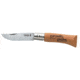 Opinel Carbon Steel Folding Knife No.2, 1.38in, Beechwood Handle, Wood, 111020