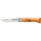 Opinel Carbon Steel Folding Knife No.6, 3 5/8in., Beechwood Handle, Wood, 113060