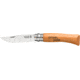 Opinel Carbon Steel Folding Knife No.7, 4in., Beechwood Handle, Wood, 113070