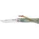 Opinel Colorama Folding Knife No.6, 2.75in, w/ Virobloc, 12C27 Sandvik SS, Hornbeam Handle, Sage, 002203