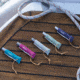 Opinel Colorama Folding Knife No.6, 2.75in, w/ Virobloc, 12C27 Sandvik SS, Hornbeam Handle, Turquoise, 002200