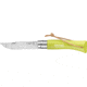 Opinel Colorama Folding Knife No.7, 3.15in, w/ Virobloc, 12C27 Sandvik SS, Hornbeam Handle, Anise, 002207