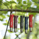Opinel Colorama Folding Knife No.8, 3.35in, w/ Virobloc, 12C27 Sandvik SS, Hornbeam Handle, Forest Green, 001703