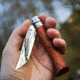 Opinel Padouk Bubinga No.8, 12C27 MOD Sandvik Blade, 4 3/8in., 226086