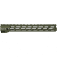 EDEMO Rise Armament OPMOD MLOK Handguard, Green, 15in, RA-905X-150-OP-FG, EDEMO1