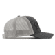OPMOD Trucker Hat Embroidered Logo, Charcoal/Grey, OPM-Cha/Grey-Charl/Grey