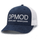OPMOD Trucker Hat Embroidered Logo, Dark Navy/White, OPM-Dark Navy/White