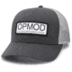 OPMOD Trucker Hat Embroidered Patch, Charcoal/Grey, OPMCha/Grey-Cha/Grey