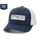 OPMOD Trucker Hat Embroidered Patch, Dark Navy/White, OPMDarkNavy/White