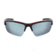 Optic Nerve Bristol Sunglasses, Matte Demi Frame, Polarized Smoke Lens with Silver Mirror Lens 82007