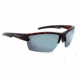 Optic Nerve Bristol Sunglasses, Matte Demi Frame, Polarized Smoke Lens with Silver Mirror Lens 82007