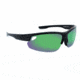 Optic Nerve Desoto Flip Off Sunglasses, Matte Black Frame, Lens 3 Sets- Brown with Green Mirror, Copper, Clear 21674