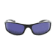 Optic Nerve One Backwoods Sunglasses, Flash Black Frame, Polarized Grey with Blue Mirror Lens 16075