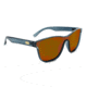Optic Nerve One Boardroom Sunglasses, Shiny Crystal Grey Frame, Polarized Smoke/Red Mirror Lens 18022