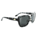 Optic Nerve One Kumari Suglasses - Womens, Shiny Grey Marble Frame, Polarized Smoke Lens 18038