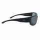Optic Nerve Remora Sunglasses, Matte Black Frame, Polarized Smoke Lens Lens 82009
