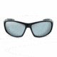 Optic Nerve Triton Sunglasses, Shiny Black  Frame, Polarized Smoke Lens Silver Mirror Lens 82011