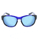 Optic Nerve Vesper Sunglasses, Shiny Crystal Navy w/ Matte Black, 21903
