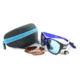 Optic Nerve Vesper Sunglasses, Shiny Crystal Navy w/ Matte Black, 21903