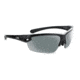 Optic Nerve Voodoo Polarized Sunglasses, Shiny Black Frame, Lens 2 Sets- Polarized Smoke w/Silver Flash, Copper 21820