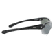 Optic Nerve Voodoo Sunglasses, Shiny Black Frame, Lens 2 Sets- Grey w/Silver Flash, Copper 21815