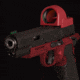 OpticGard Scope Cover for Trijicon SRO, Passion Red, OGTS06
