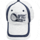 OpticsPlanet Hat Front View, White with Blue Details