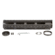 OpticsPlanet Exclusive OpticsPlanet 12.6 inch Quad Rail, Free Float Handguard, Rifle Length, Black, QRFR12