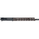 OpticsPlanet Exclusive Daniel Defense Custom A4 Upper Receiver Group, 14.5 in, GV MID Daniel Defense Extended Flash Suppressor, MFR 13.5 Mil Spec, Black/Brown, DD-CTM-URG-OP2