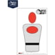 OpticsPlanet Exclusive EZ2C Targets Style 8, Orange and Black Ink on High Quality White Paper, 40 Pack, EZ2CS008