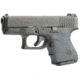 Hogue Wrapter Adhesive Grip For Glock 26, 27, 33, 39, Small Frame Sub-Compact Generation 3, Grit Black, 18639