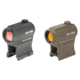 OpticsPlanet Exclusive Holosun Elite 2 MOA Micro Green Dot Sight, Black, Flat Dark Earth