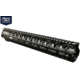 OpticsPlanet Exclusive Moriarti AR-15 15in M-LOK Diamond Cut Slim Profile Free Float Handguard, Black, MA15-US-15-DMD