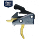 OpticsPlanet Exclusive Rise Armament OPMOD RA-240 Hex Enhanced Rifle Trigger, AR-15, 3.5lb Pull, Gold, RA-240-HEXC-TiN