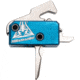 OpticsPlanet Exclusive RISE Armament RA-240 Enhanced Rifle Trigger, Straight, 3.5lb Pull, Blue/Silver, RA-242-ERT