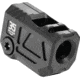 OpticsPlanet Exclusive Strike Industries Strike Micro QUAD V Threaded 9mm Compensator, 1/2x28, Black, SI-MC-QUAD-V