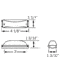 Optronics Amb Seal 2 Bulb Clear/Mark, MC67AK