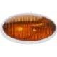 Optronics Porchlight - Clear Oval, Yellow White Housing, RVPL5AFS