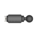 Orion Coolers YakAttack 4in Dog Bone Extension Arm, Mighty Bolt Connector with 1.5in RAM Ball, Black 8932