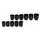 Wright Tool 3/4in Dr 11pc Thin Wall Impact 875-604, Unit PK