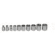 Wright Tool 11-pc. 3/8dr Standard Socket S 875-327, Unit PK