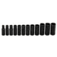 Wright Tool 3/8indr 12pc Impact Metric Soc 875-357, Unit PK