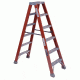 Louisville Ladder 4ft Fiberglass Twin Stepladder 443-FM1504, Unit EA