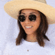 OTIS OMAR X Sunglasses, Crystal Peach/Smokey Blue Polar, 52-23-140, 135-2101P