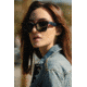 OTIS OSKA Sunglasses, Navy Crystal Red/Smokey Blue, 54-21-145, 132-2002