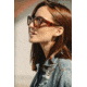 OTIS OSKA Sunglasses, Trans Tortoise Haze/Brown Polar, 54-21-145, 132-2001P