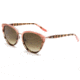 OTIS SCARLETT Sunglasses - Womens, Rosewater Teak/Dark Brown Gradient, 55-19-140, 133-2001