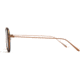 OTIS TEMPLIN Sunglasses, Black/Brushed Gold/Dark Brown Gradient, 53-18-145, 121-2001
