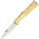 OTTER-Messer Mercator Brass Large Carbon Folding Knife,3.25in,Carbon Steel L154B