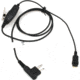 OTTO Engineering One Wire Surveillance 2-Pin Connector Kit w/ In-Line Ergonomic PTT f/ Motorola, Black, E1-1W2MG131